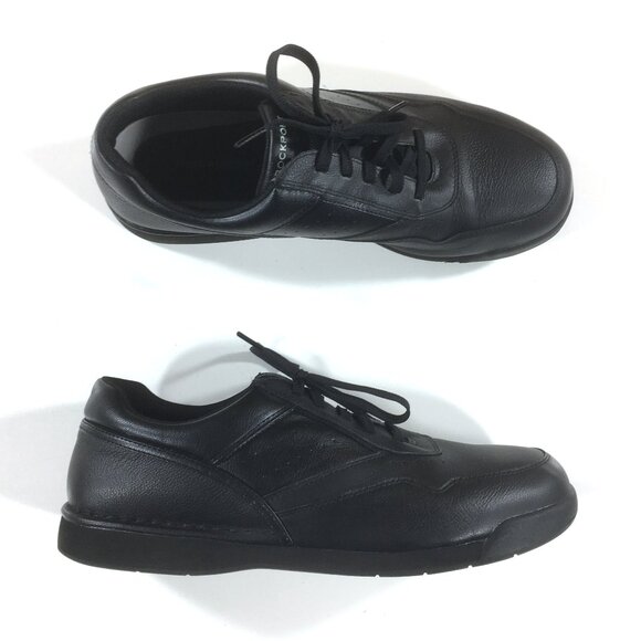 Rockport ProWalker Lace Up Oxford Shoes Mens Size 14 W Wide Black Leather K71096